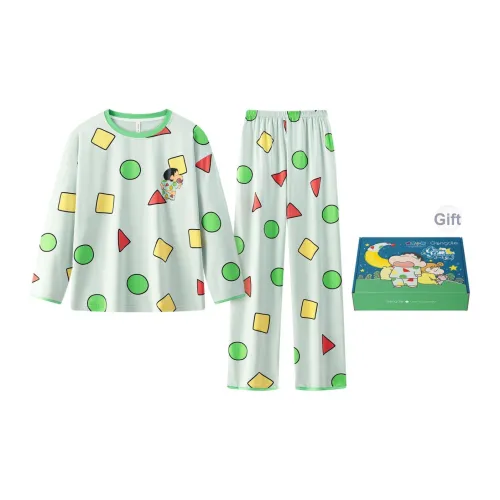 Gongdie x LABIXIAOXIN LIANMINGKUAN Пижамный комплект Унисекс Зеленый Набор в подарочной коробке