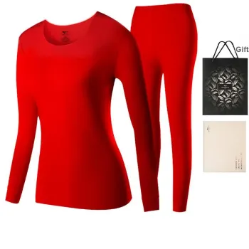 SEPTWOLVES Thermal Set Men's Gift Box Set Red