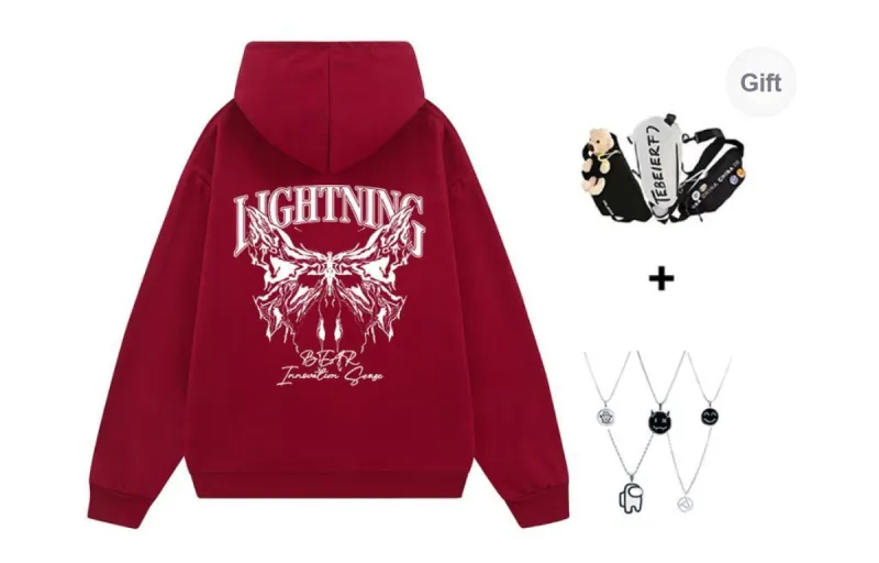 LIGHTNING BEAR Sweatshirt Unisex-5