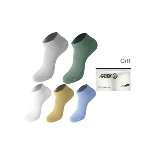 AFISH Низкие носки Мужские 5 пар сумка для покупок