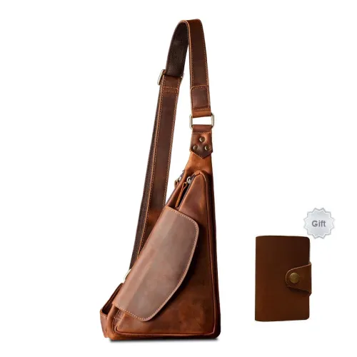 Simple & Nature Sling Bag Dark Brown