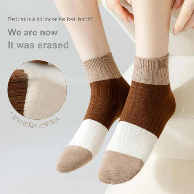 XXLLG Short Socks Women's 5 Pack-2