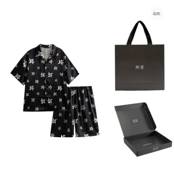 Same Language Pajama Gift Box Men's Alocasia Black