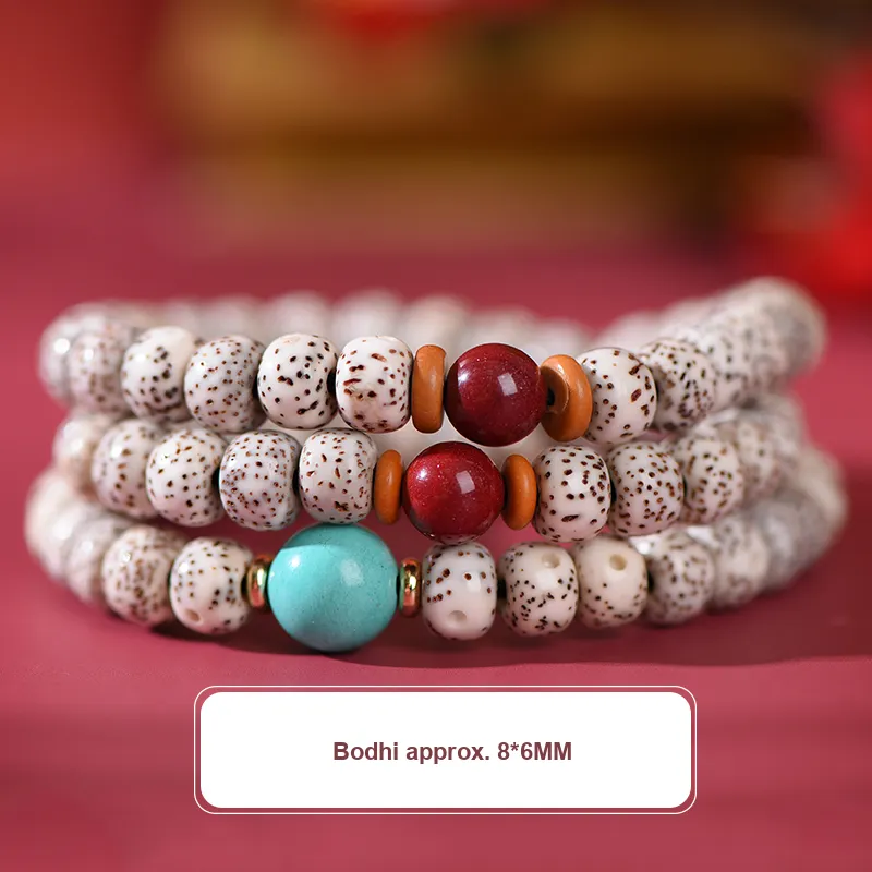 JIUHUASHAN Star Moon Bodhi Seeds Bracelets Unisex-2