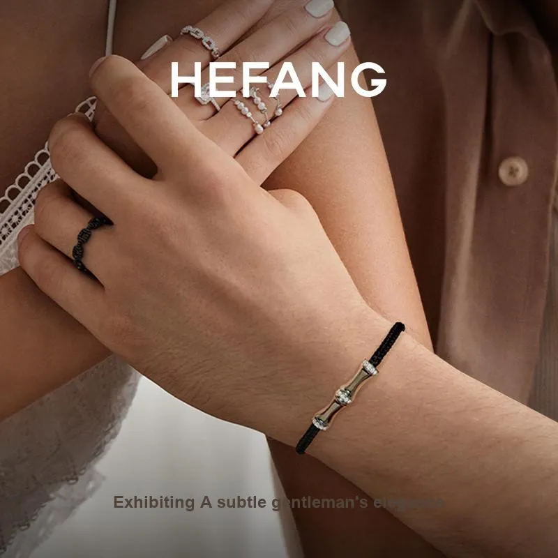 HEFANG All Things Spiritual Collection 925 Sterling Silver All Things Will Go Well Red String Bracelet Unisex-12