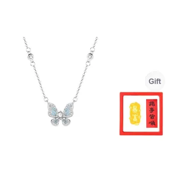 Chongqing Gold Store S 999 Fine Silver Necklaces Unisex