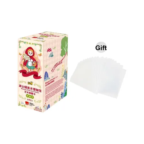 KAYOU Бостон Музей Изящных Искусств Коллекция Артистическая Карта Веселье Упаковка IP Аниме Карточки Одна Коробка 18 Сумок 90 Штук