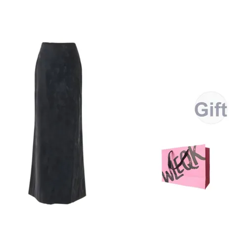 WLEQK Повседневный длинный юбка женский