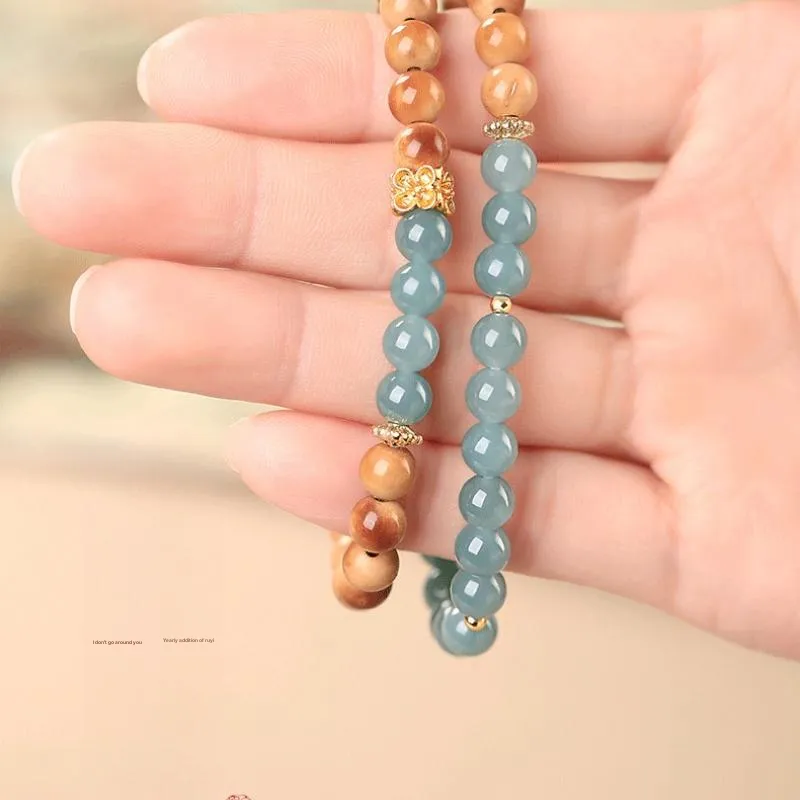Fengyun Pavilion Chalcedony Bracelets Unisex-7