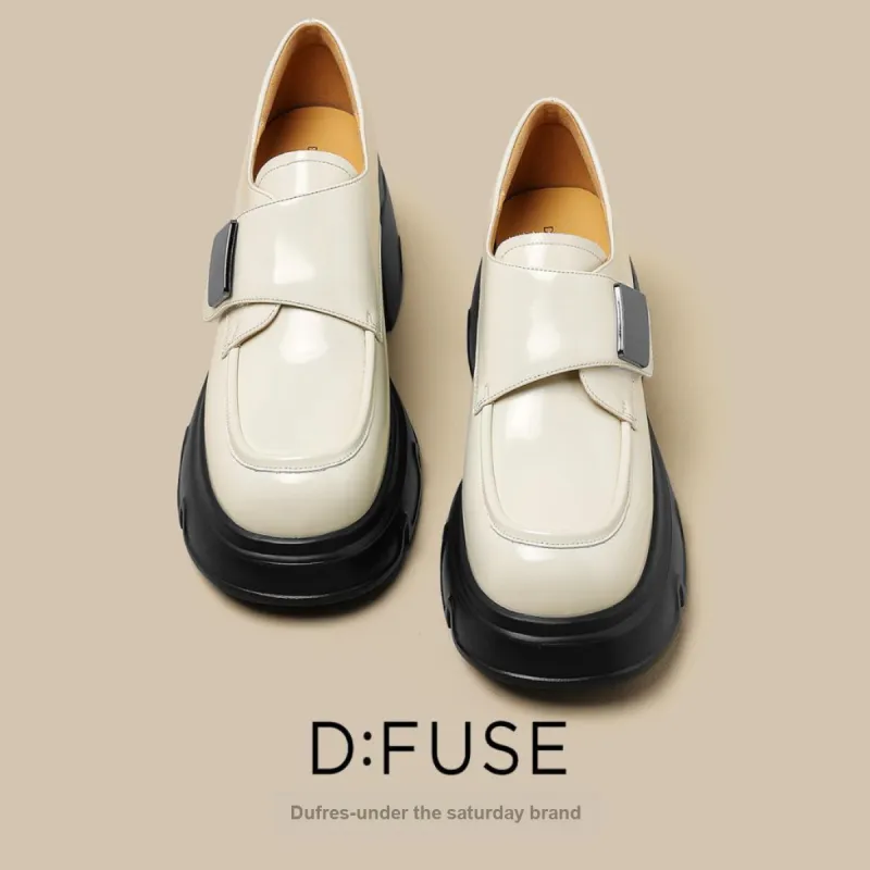 D FUSE SCANDINAVIA Small Leather Slip on Fashion Unlined Shoes For Women's Loafers Women's-2