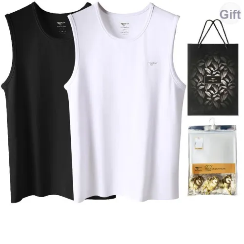 SEPTWOLVES Топ без рукавов Мужской 2 упаковки + Сумка для покупок