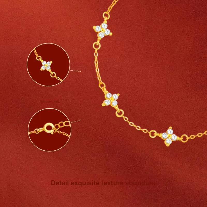 JINLIUFUJIXIANG S925 Silver Bracelets Women's-4