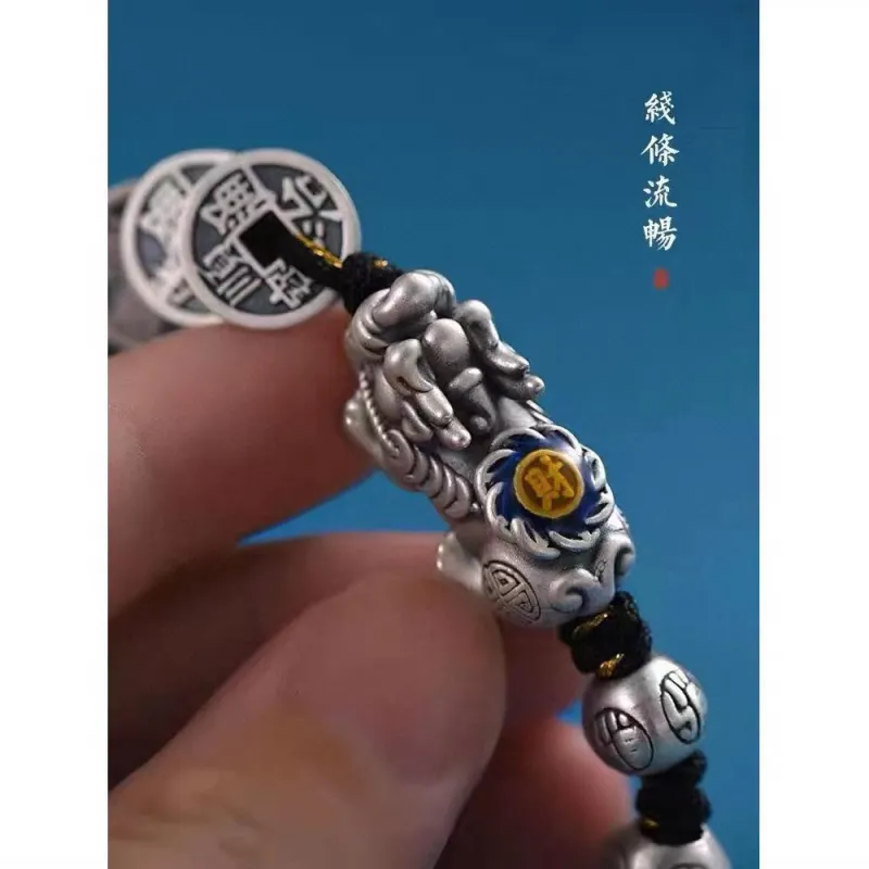 U state 999 Fine Silver Bracelets Unisex-4