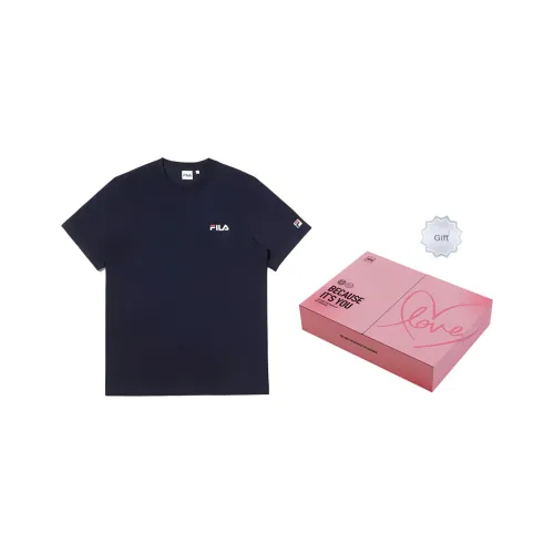 FILA Подарочный набор Темно-синий Унисекс Футболка