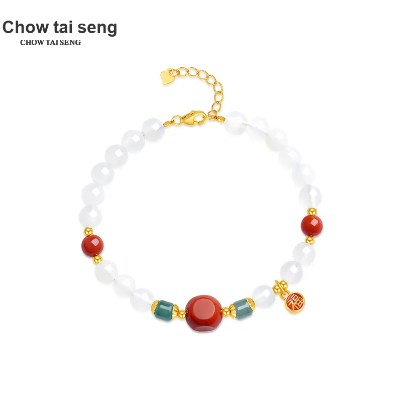 CHOW TAI SENG S925 Silver Bracelets Women's-4