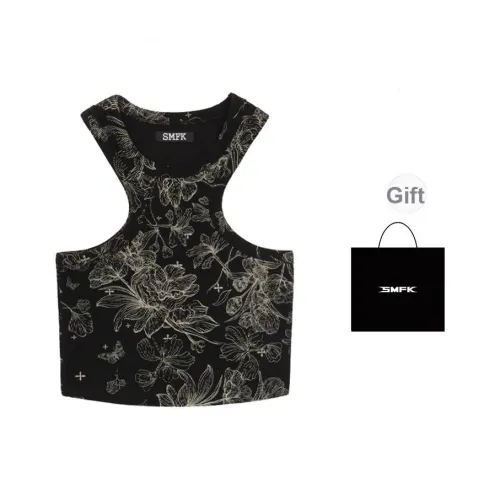 SMFK Майка Женская Черная Magnolia Totem