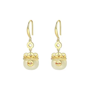 WEITIANXUAN Hetian Jade White Jade/Pale Greenish White Jade Women's