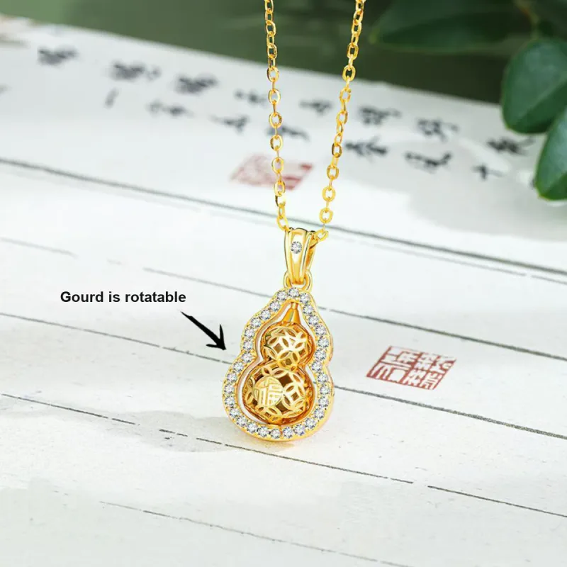 WINY 925 Sterling Silver Necklaces Women's Gold-1