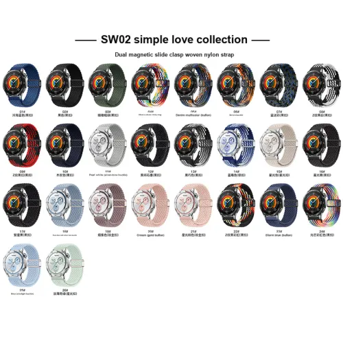 COORUBA Ремешок Huawei Совместимость Тканевый материал 213 мм