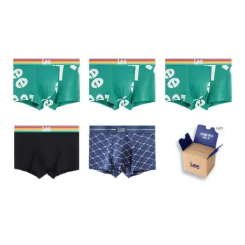 Lee Prism Color Two Underwear Gift Box Men's 5 Pack