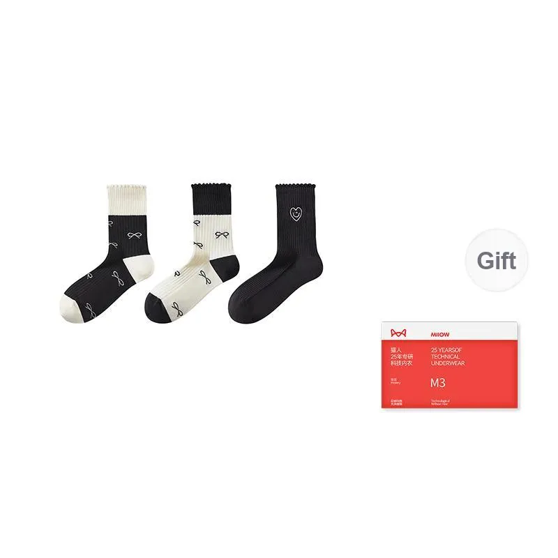 MIIOW Trend Party Series Mid Calf Socks Women's Combo Set-10
