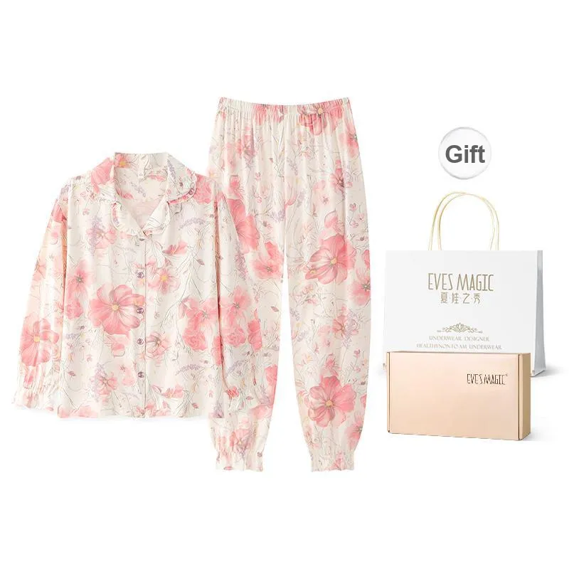 XIA.WA.ZHI.XIU Pajama Set Women's Gift Box Set-20