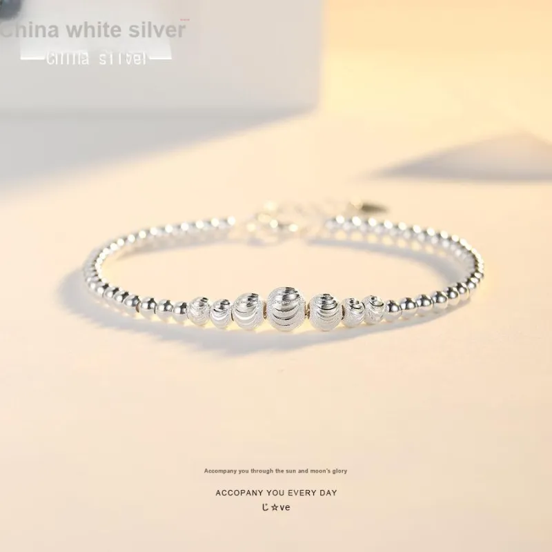 Silver Arashi Sterling Silver Bracelet 999 Fine Silver Women's-1