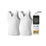 Fits Well 2 Pack (White+White) 2 Pcs, Easy to Wash!