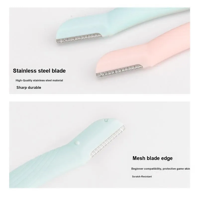 JIANYINGSHU Stainless Steel Fine Mesh Guard Imported Microscope Knife Eyebrow Razor-3