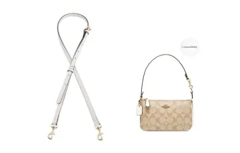 Kim Yeon-sha Cow Leather Long Shoulder Strap Women's White/Black