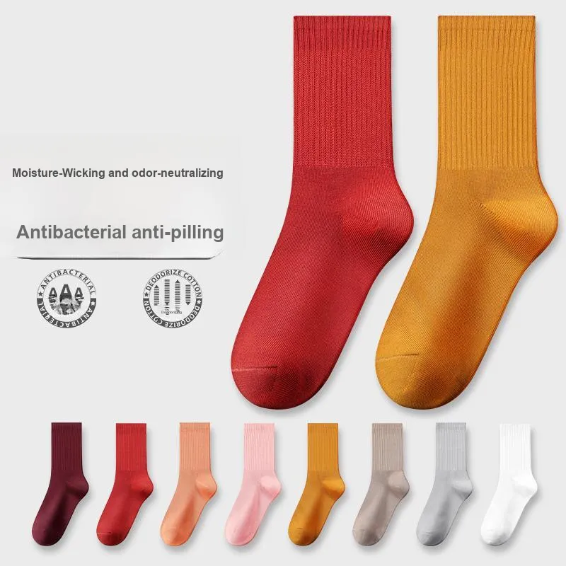 MIIOW Knee High Socks Women's 5 Pack-9