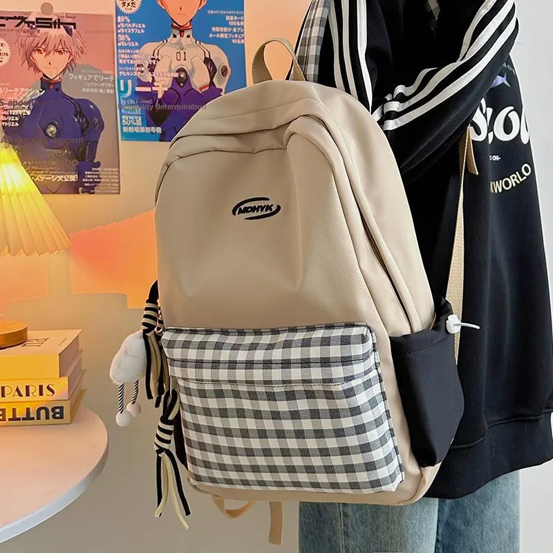 OUZIHUANG Nylon Backpack Women's Multicolor-14