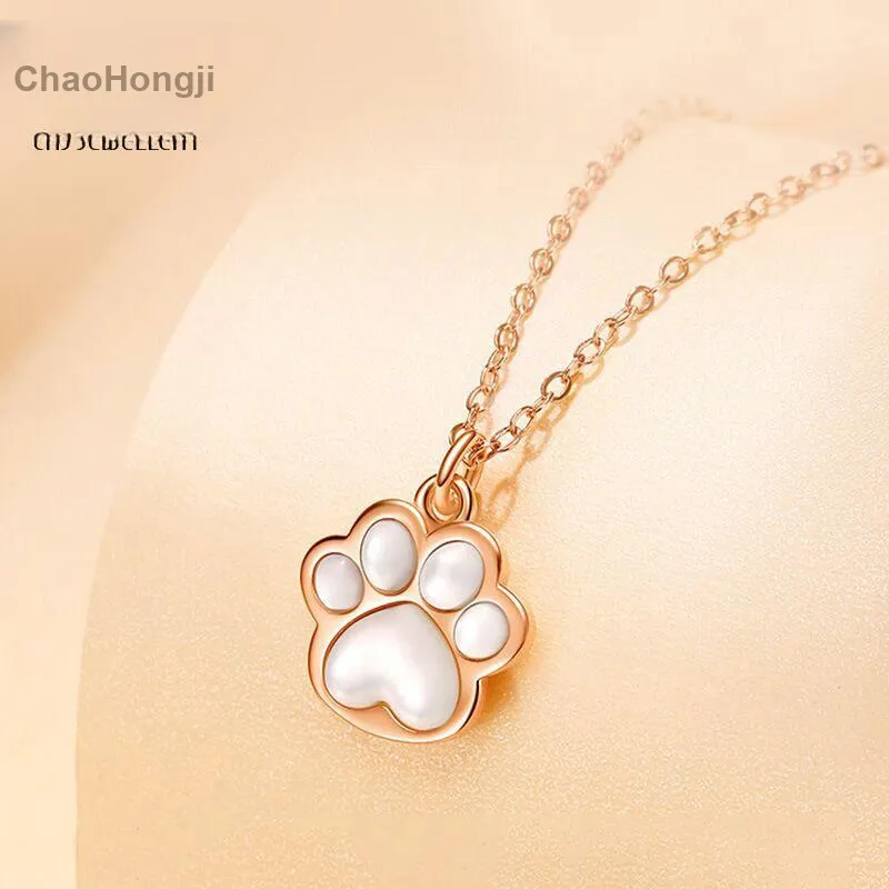 CHAOHONGJI S925 Silver Necklaces Women's-2
