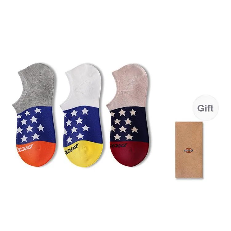 Dickies Sweat-Wicking Cute Invisible No-Show Socks Unisex-18
