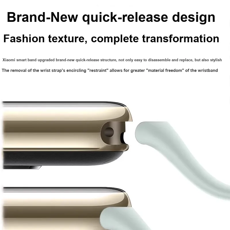 IBOANN Xiaomi Compatibility Watch Band Silicone Material-4