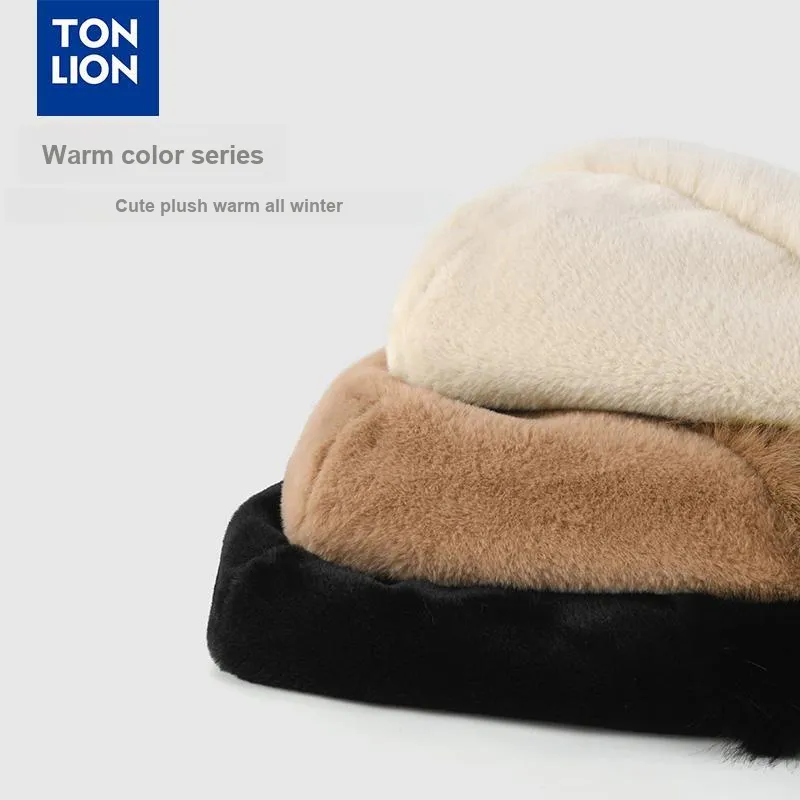 Tonlion Polyester Hoods & Plush Hats Unisex-5
