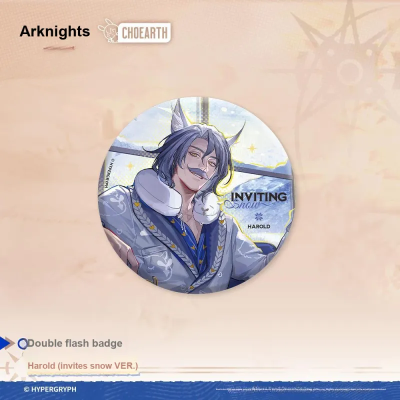 Arknights Double Flash Lai, Mudstone, Tequila, Harold, Refraction Badges-7
