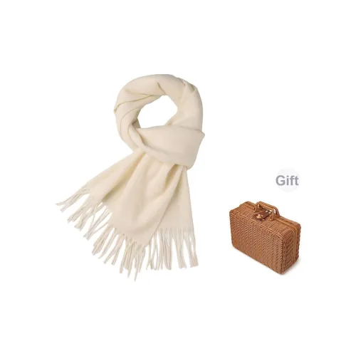 SHASHA Зимний Эксклюзивный Вязаные Шарфы Унисекс Экрю