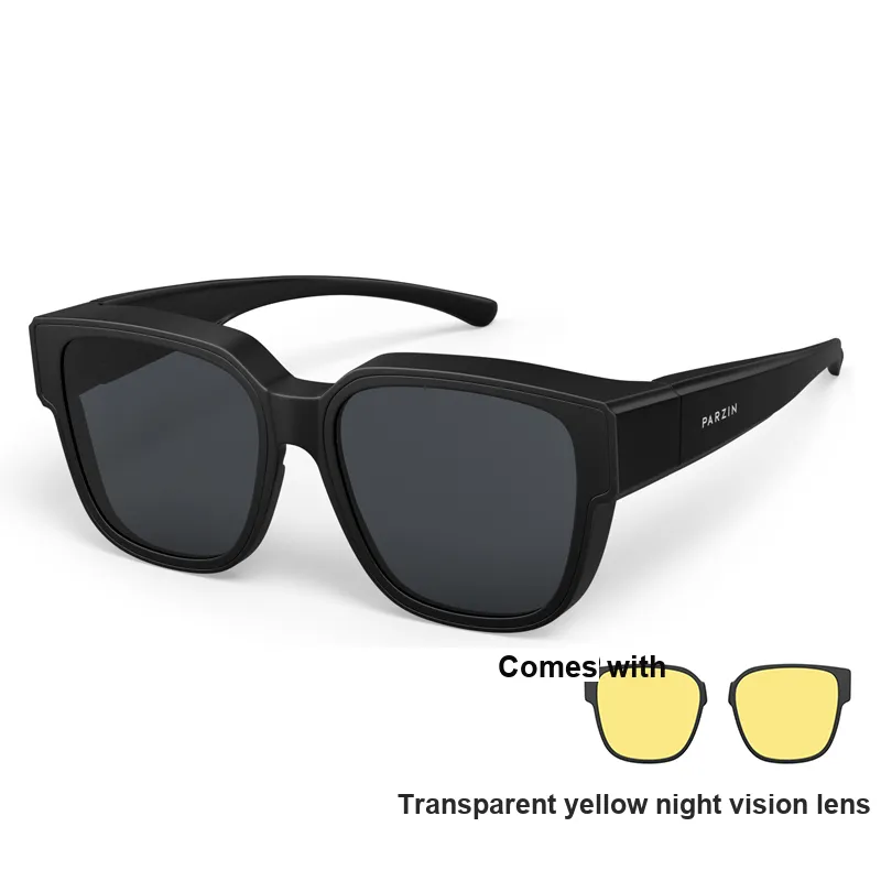 PARZIN TR90 Square Sunglasses Unisex-0