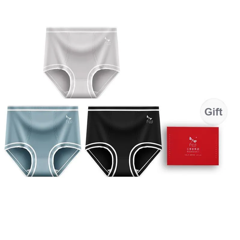 RED DRAGONFLY Cotton Panties Women's 3 Pack Gift Box Set-8