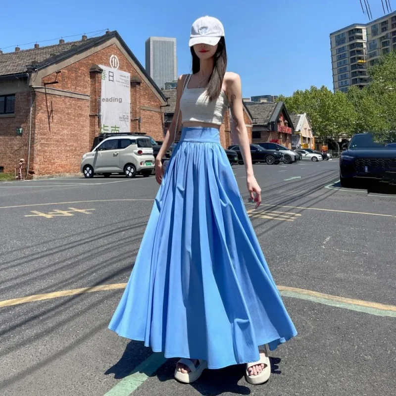 AHDO Casual Long Skirts Women's-10