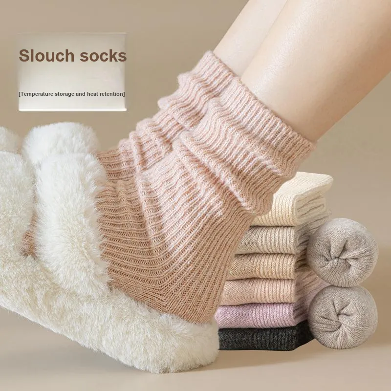 Lan Miao Mid Calf Socks Women's 4 Pack-3