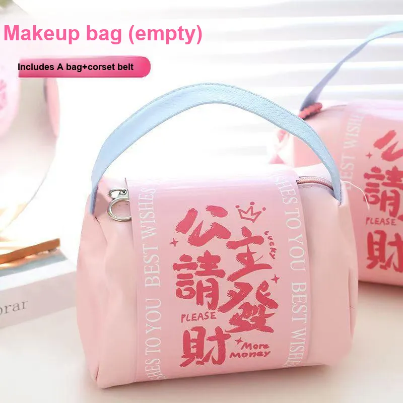 Gentle Welcome Princess Prosperity Portable On The Go Storage Bag Make up Tools 1 Pc-4