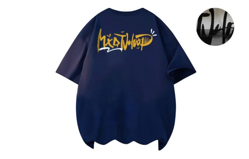MXDT T Shirt Unisex Black Yellow Embroidery Upgraded-15