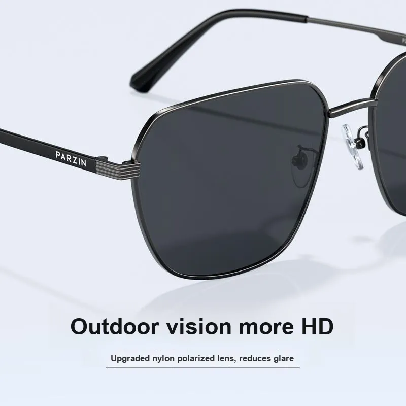 PARZIN Irregular Shape Sunglasses Men's-3