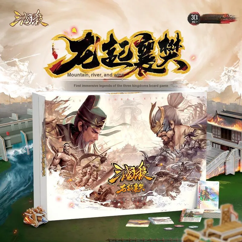 Card Card Board Games Dragon Rising In Xiangfan, Immersive Fantasy Plot, Collection Of Wine And Scenery Board Games-1