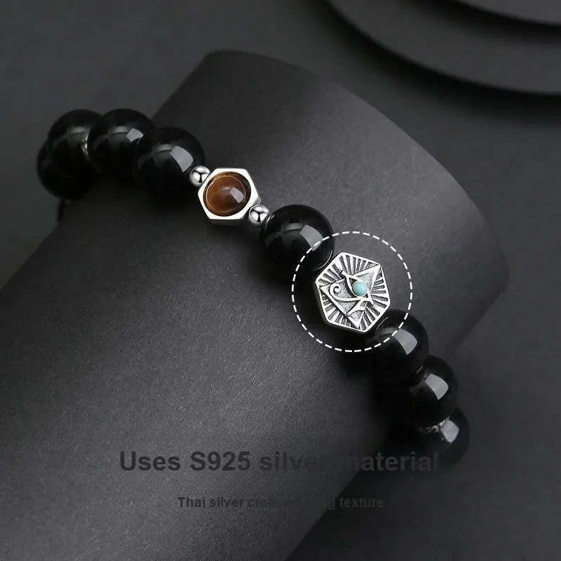 Royal Heaven's Choice Obsidian Bracelets Unisex-1