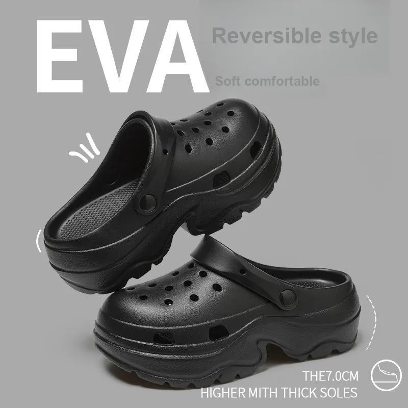 Love Of Wormwood Summer Slip Resistant Students' Eva Squashy And Bouncy Feeling Closed Toe Dormitory Home Slippers-11