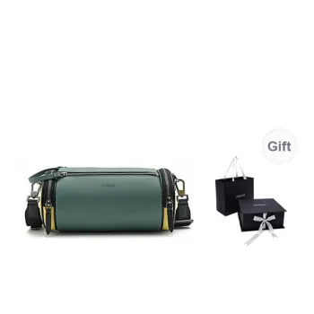 PEDRO Artificial Leather Cylinder Bag Crossbody Bag Men's Black/Blue Green