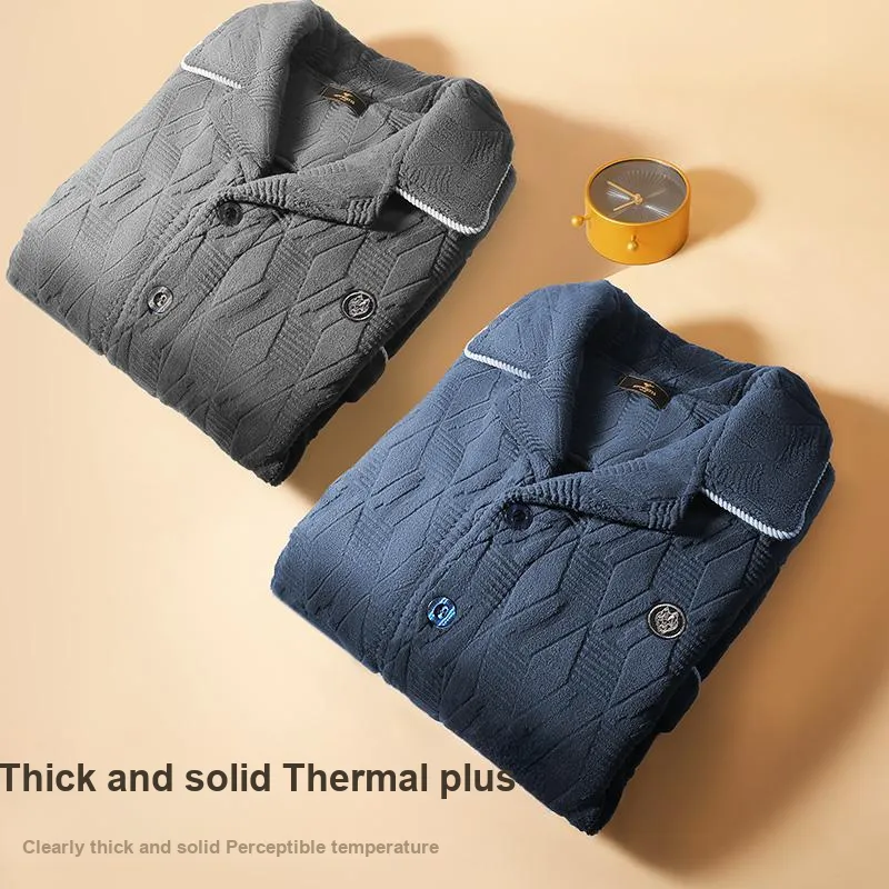 SEPTWOLVES Pajama Set Fall And Winter Men's-5